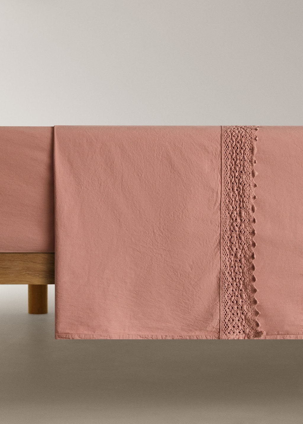 Mango Home Drap Marron Moyen - Home - Lit 90 Cm - In Brown