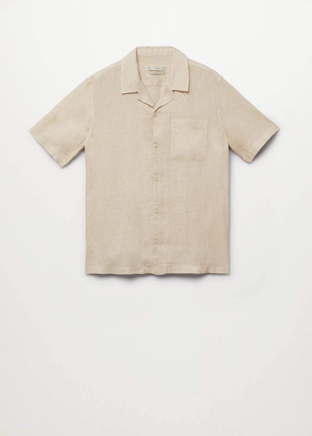 Mango Regularfit linen bowling shirt 17032518 08