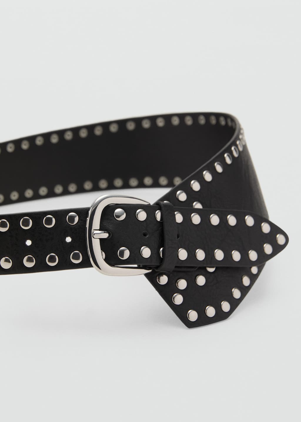 Studded sash belt