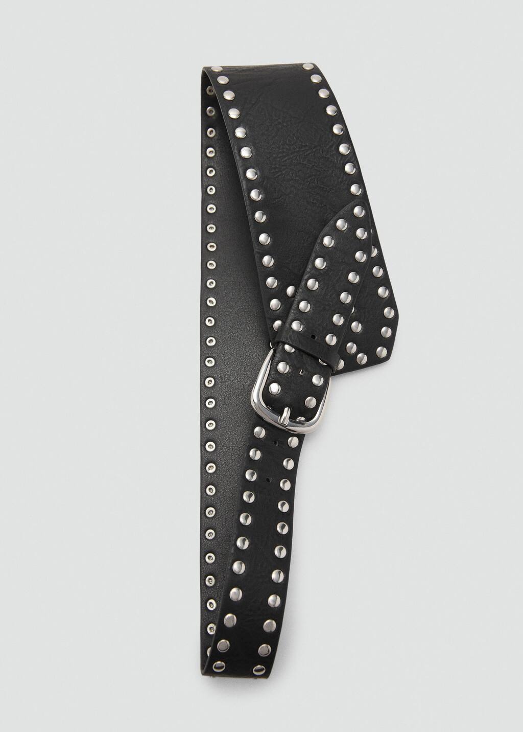 Studded sash belt