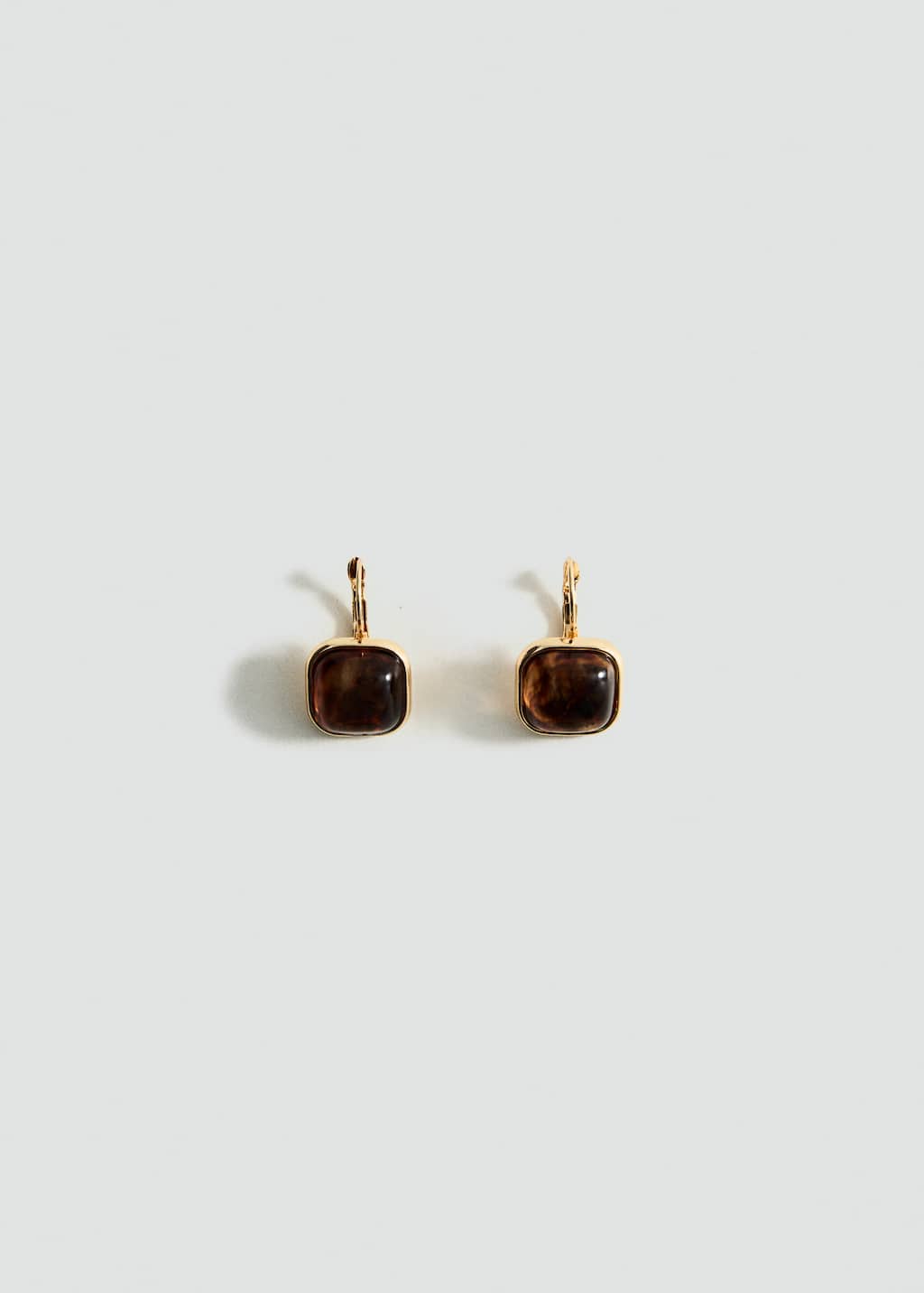 Square resin earrings