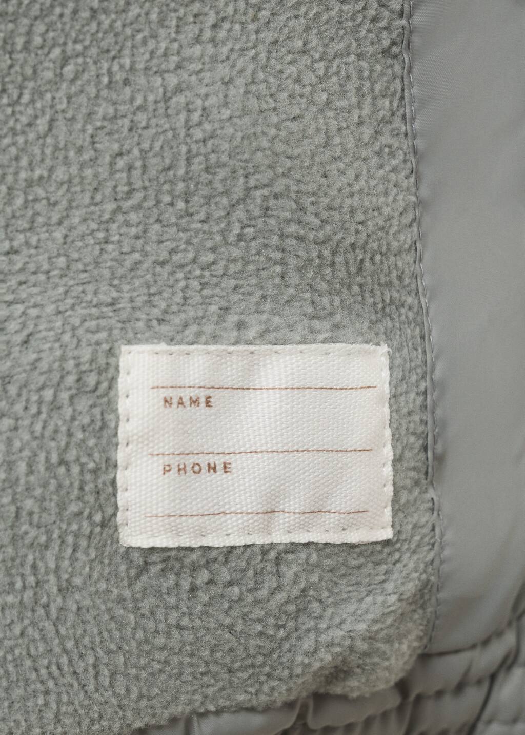 Quilted vest with hood