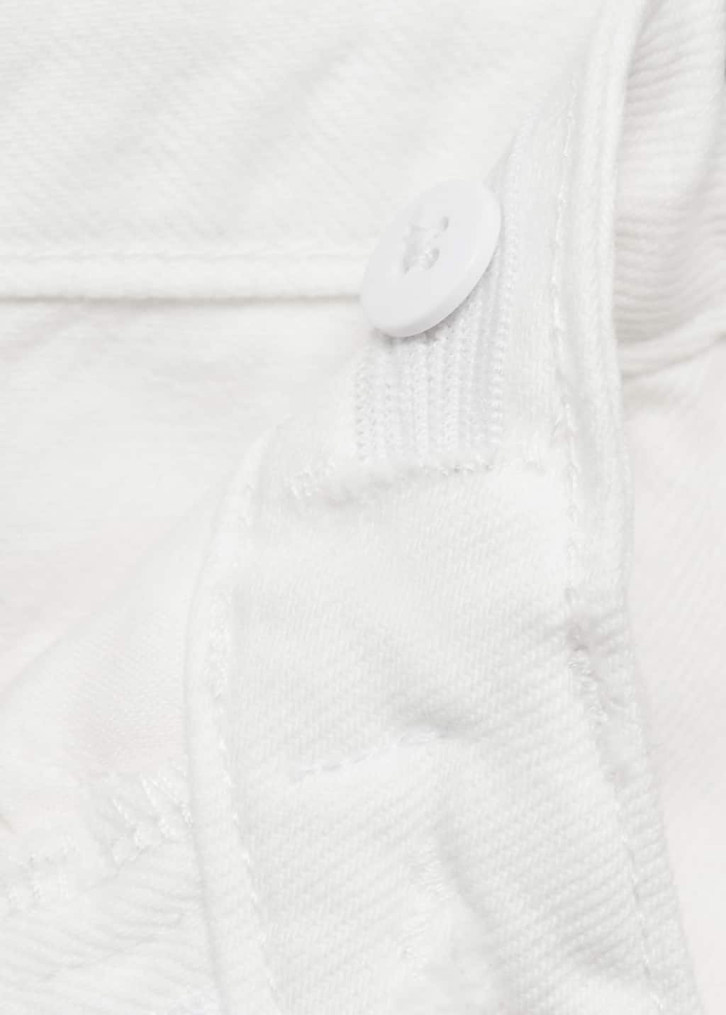 Wide leg jeans with seam detail
