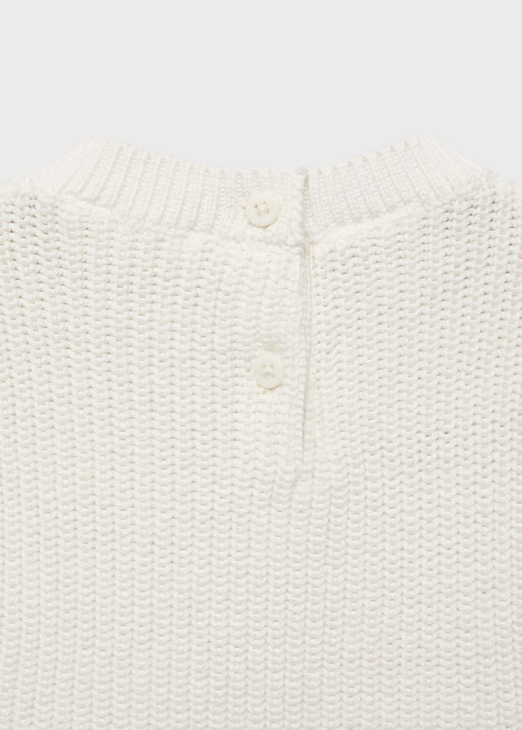 Knitted cotton vest