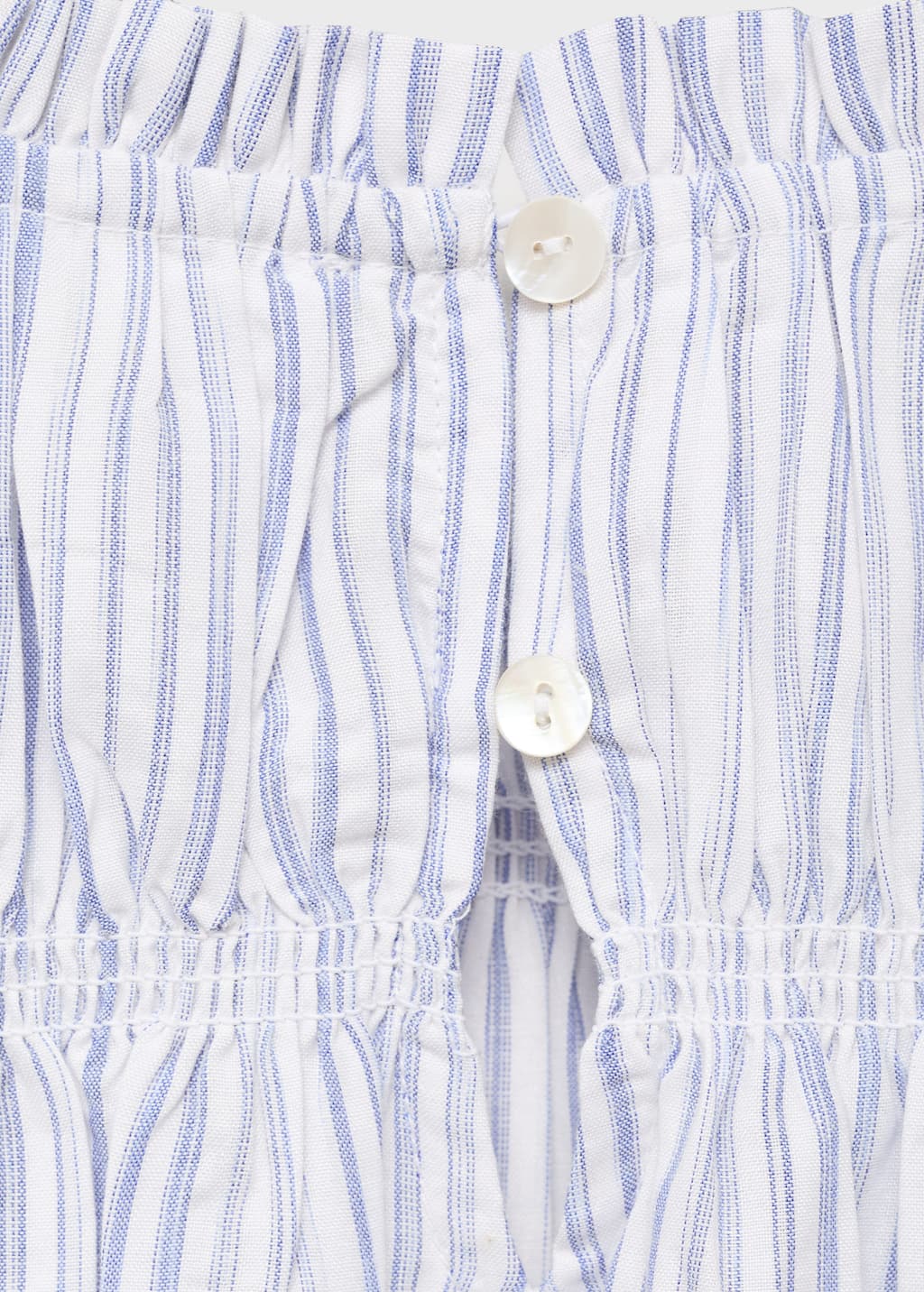 Striped cotton blouse