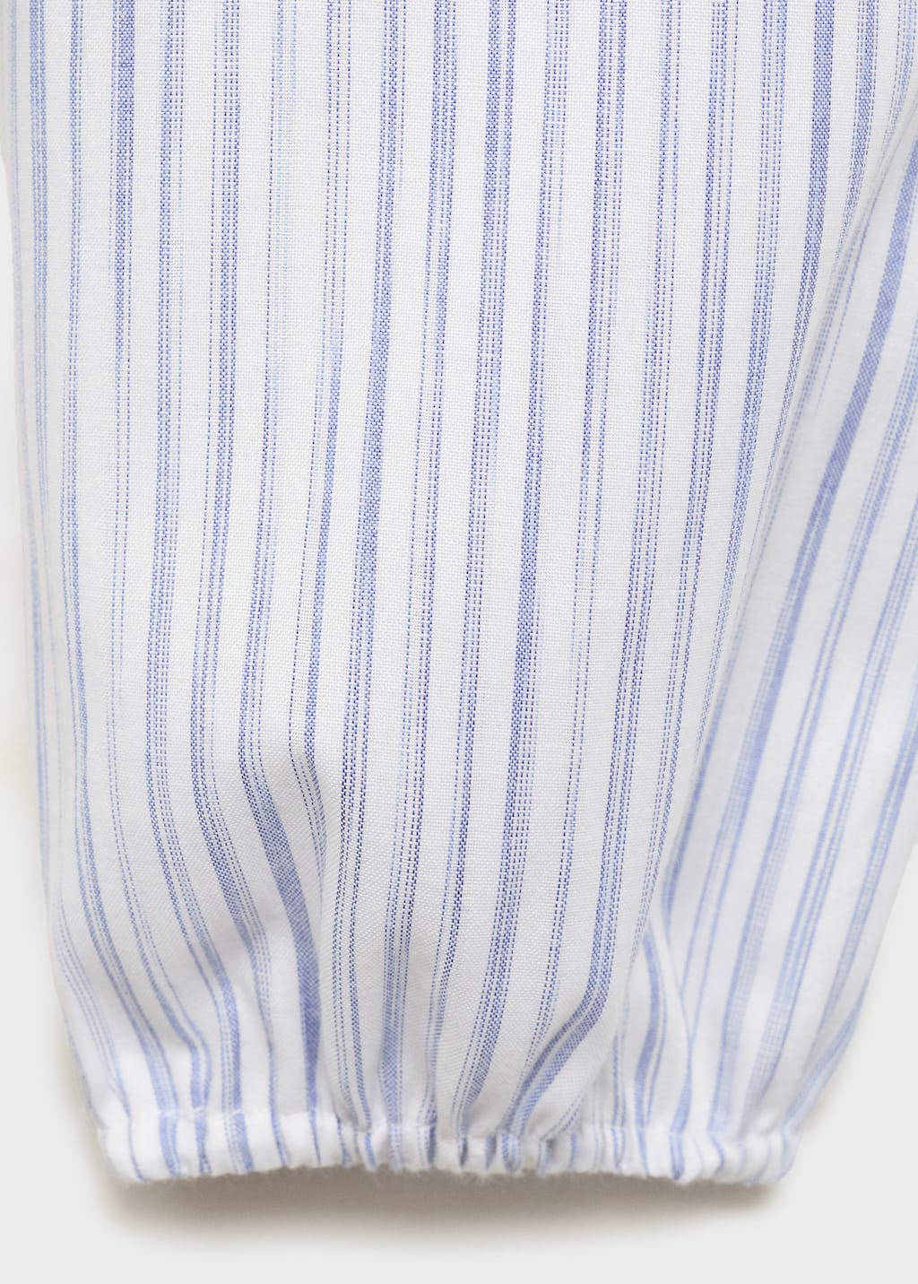 Striped cotton blouse