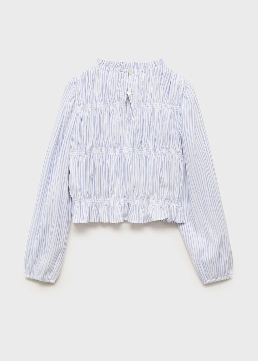 Striped cotton blouse