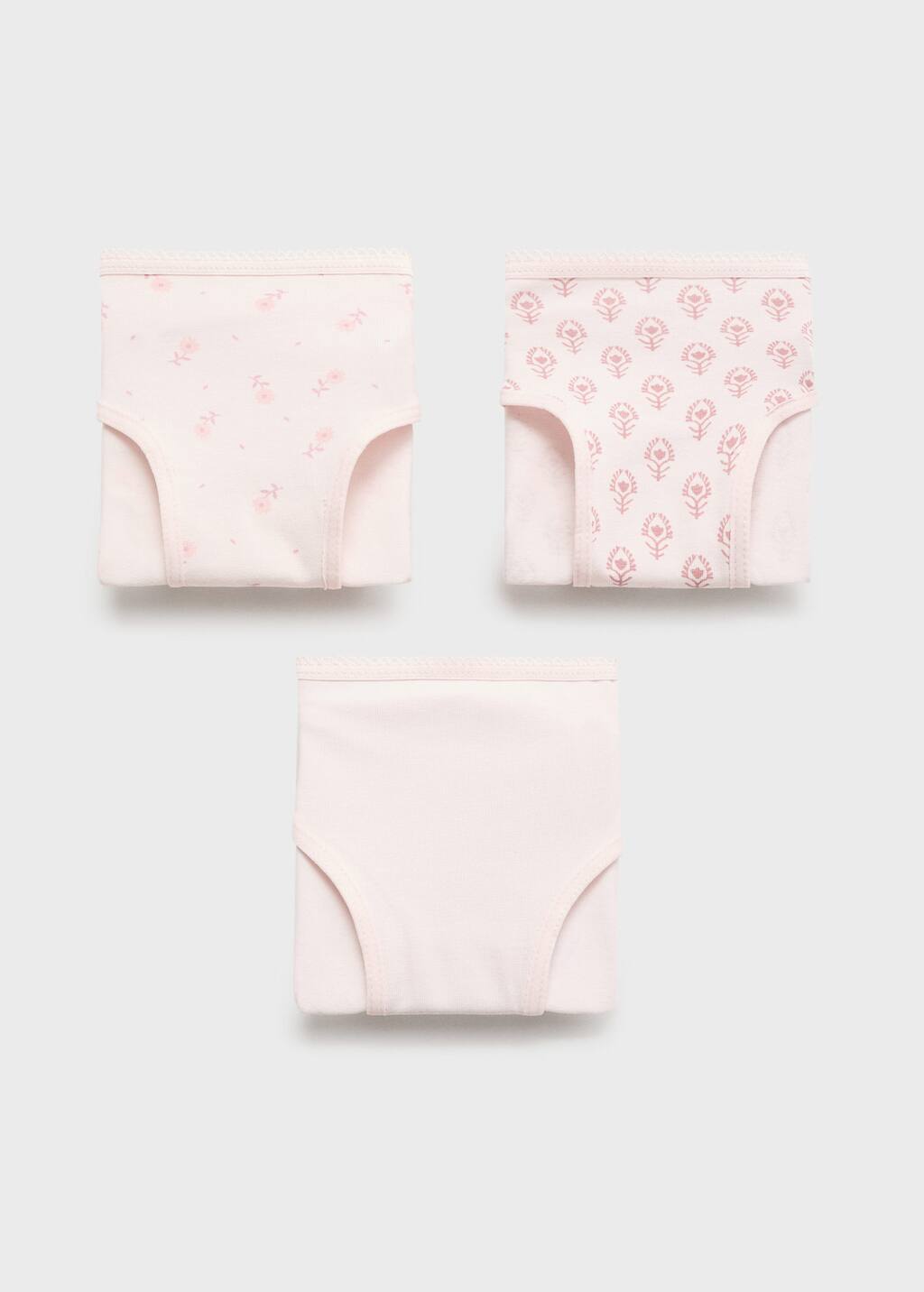 Mango Pack 3 Culottes Coton Rose - Enfants - 11-12 Ans -  Kids In Pink