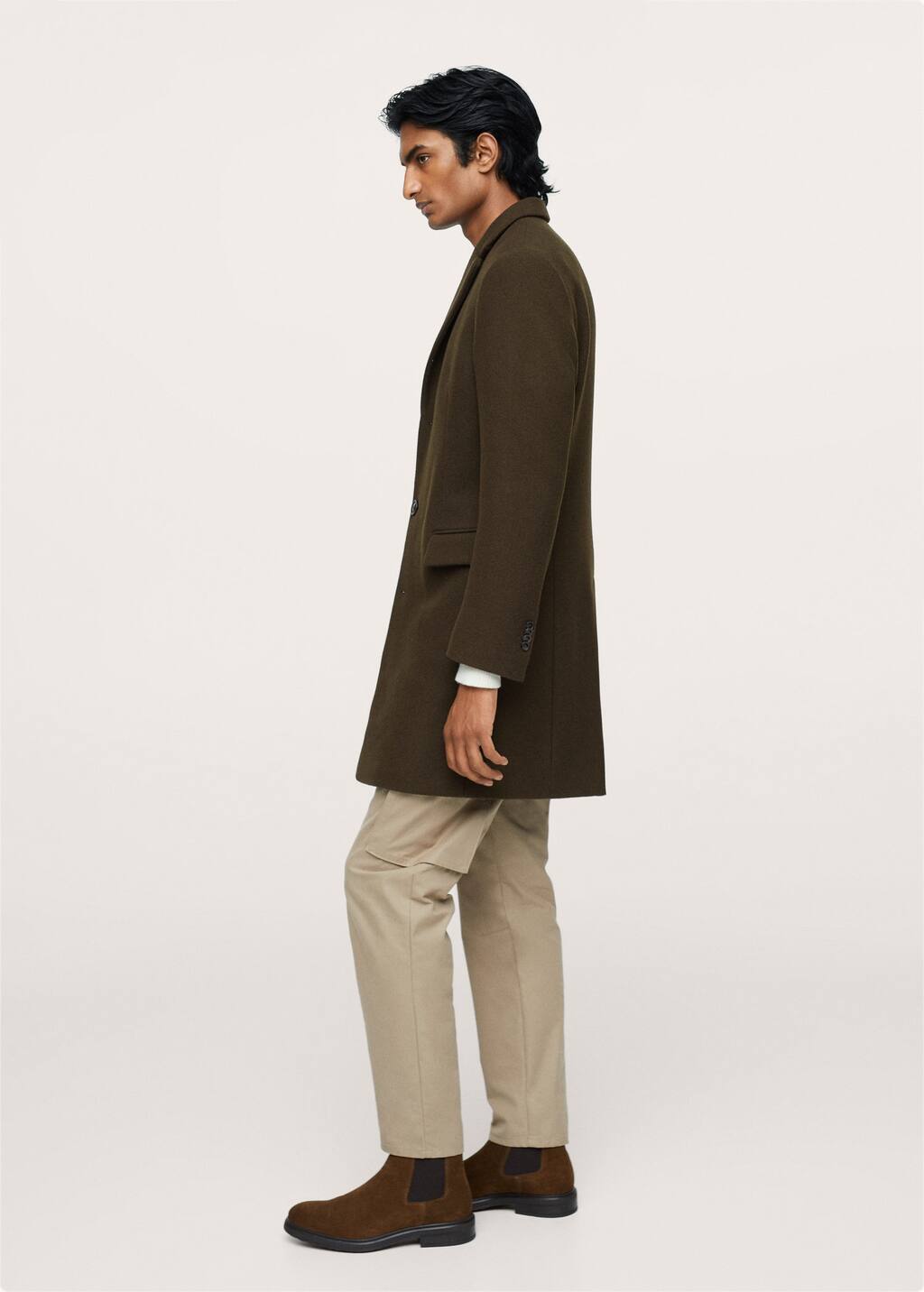 chestnut wool coat