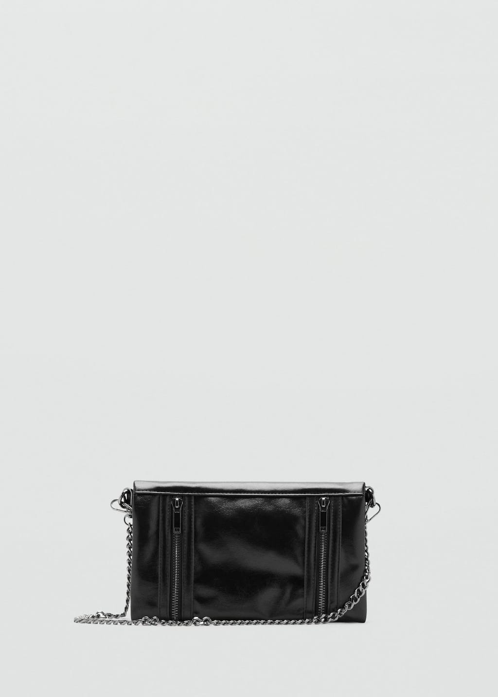 Leather-effect shoulder bag
