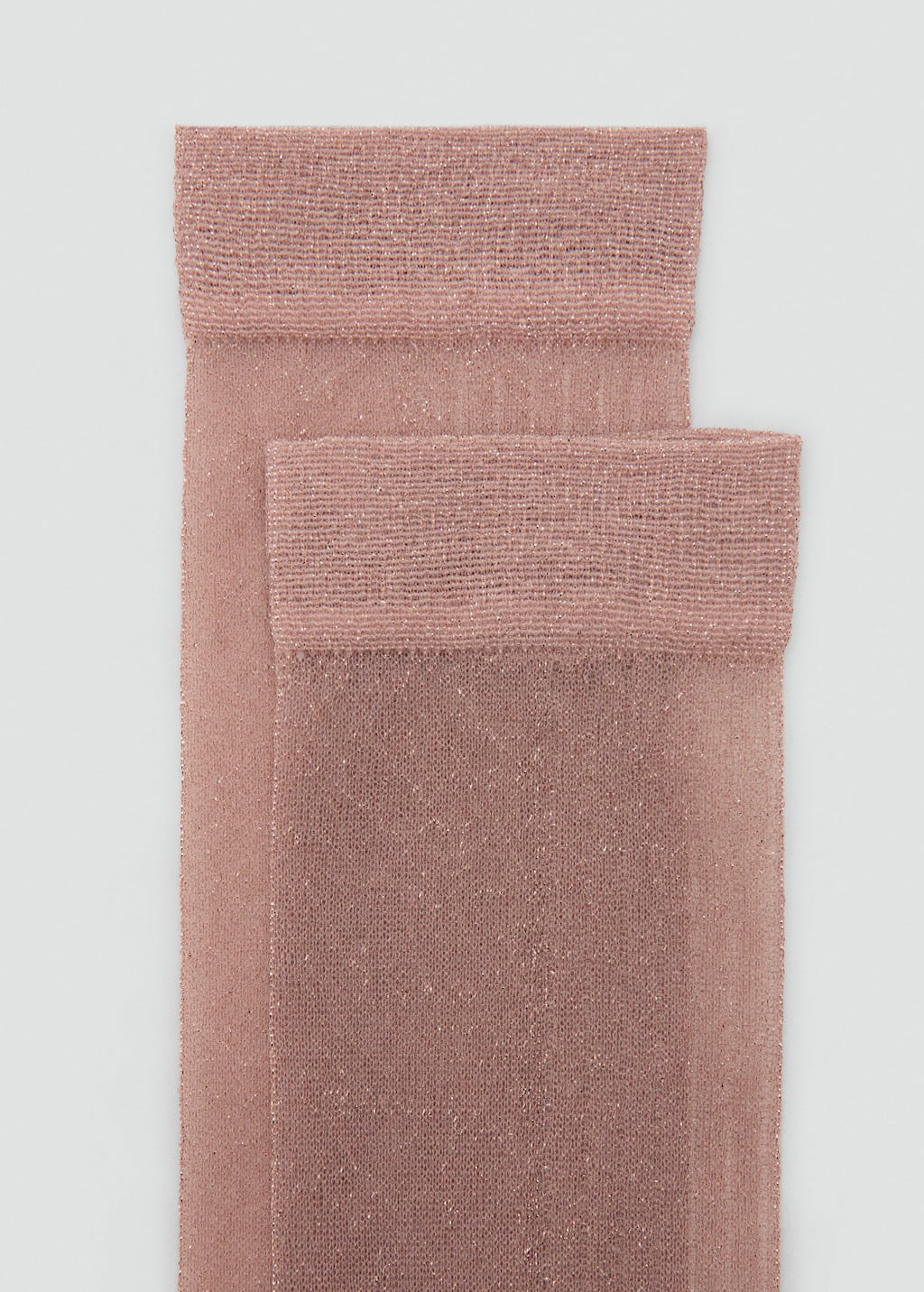 Mango Chaussette Rose Clair - Femme - Taille Unique - In Pink