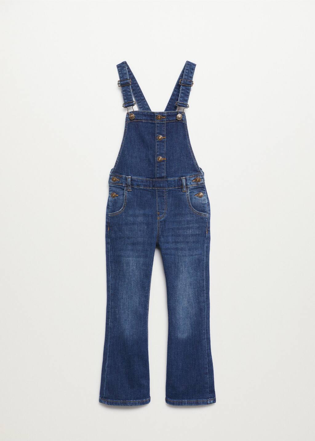 Mango Denim flare dungarees 17034760 TO
