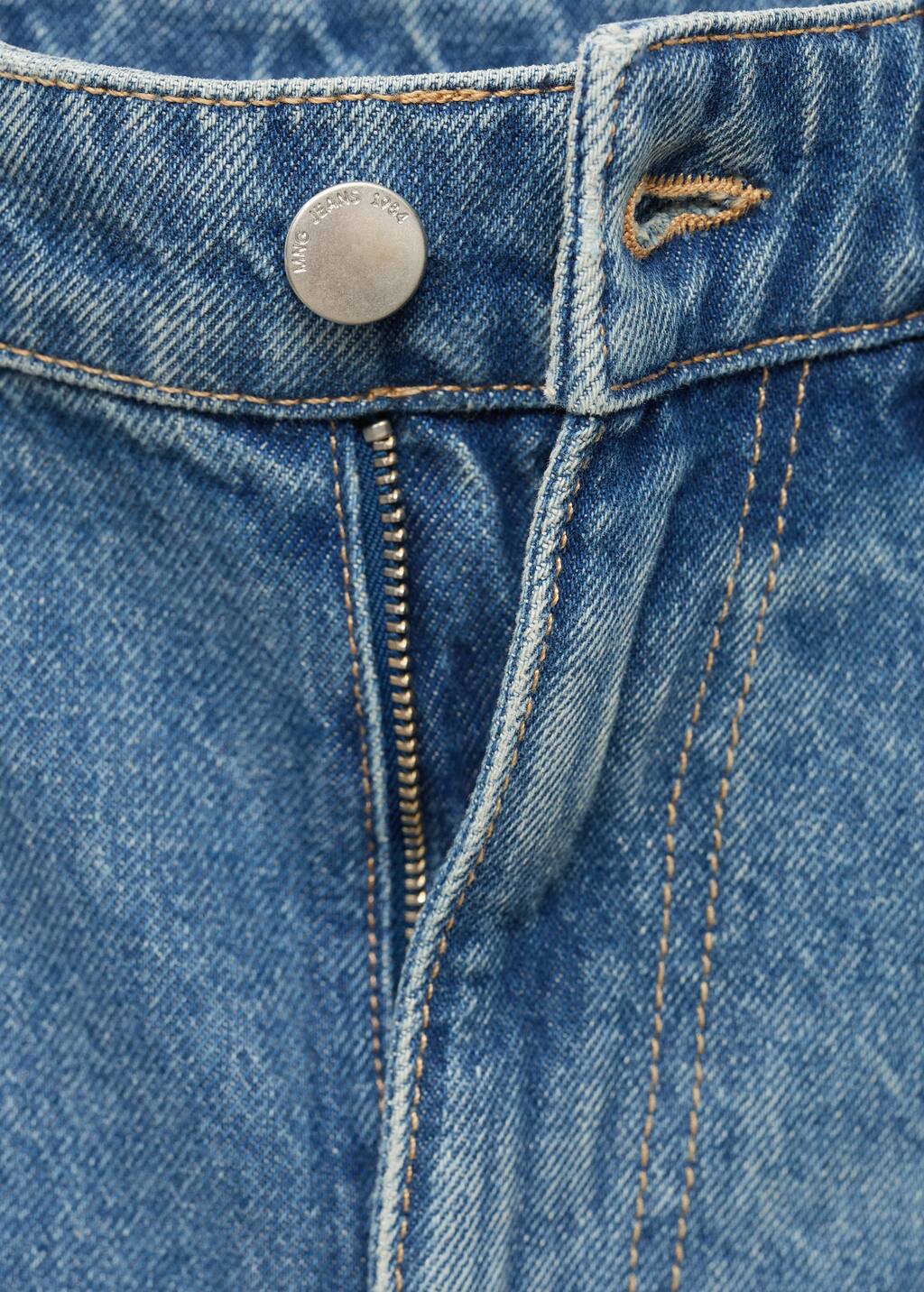 Mid-rise balloon jeans
