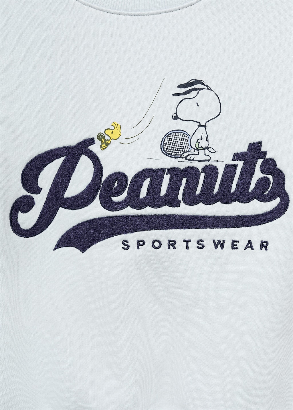 Embroidered Snoopy sweatshirt