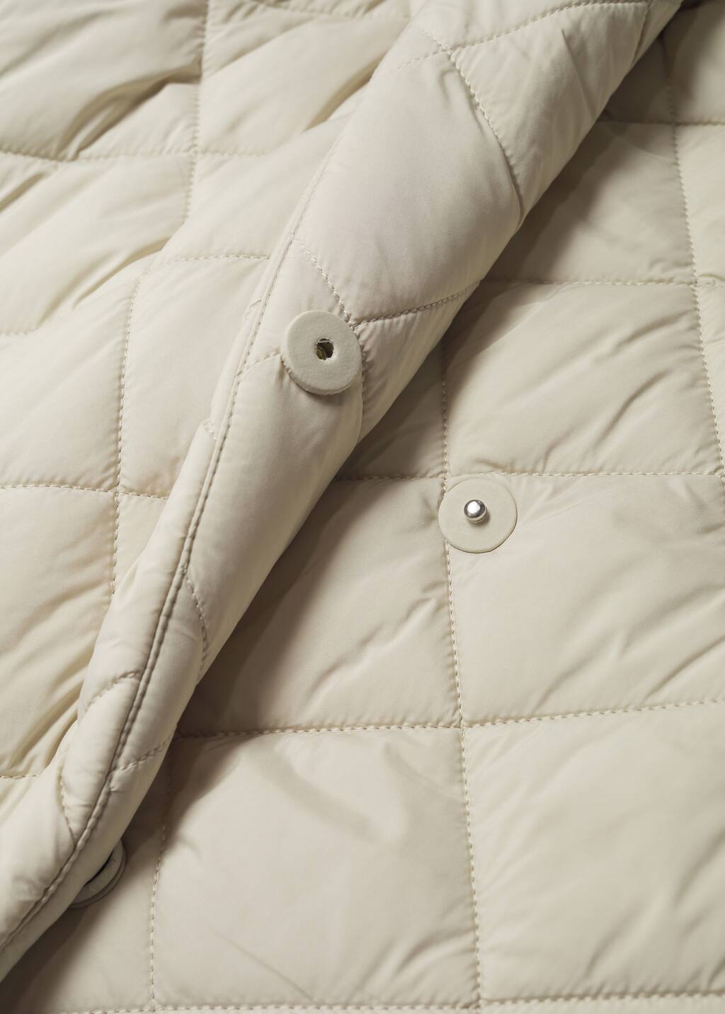 mango oversize quilted coat