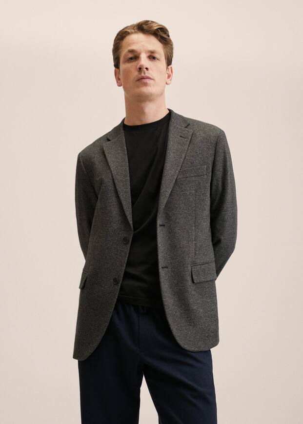 han sako slim-fit - Nhled ve stedov rovin