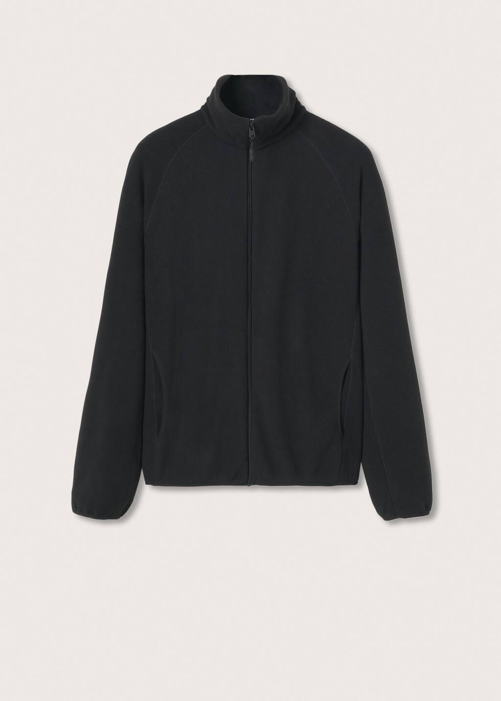 zip up collared jacket