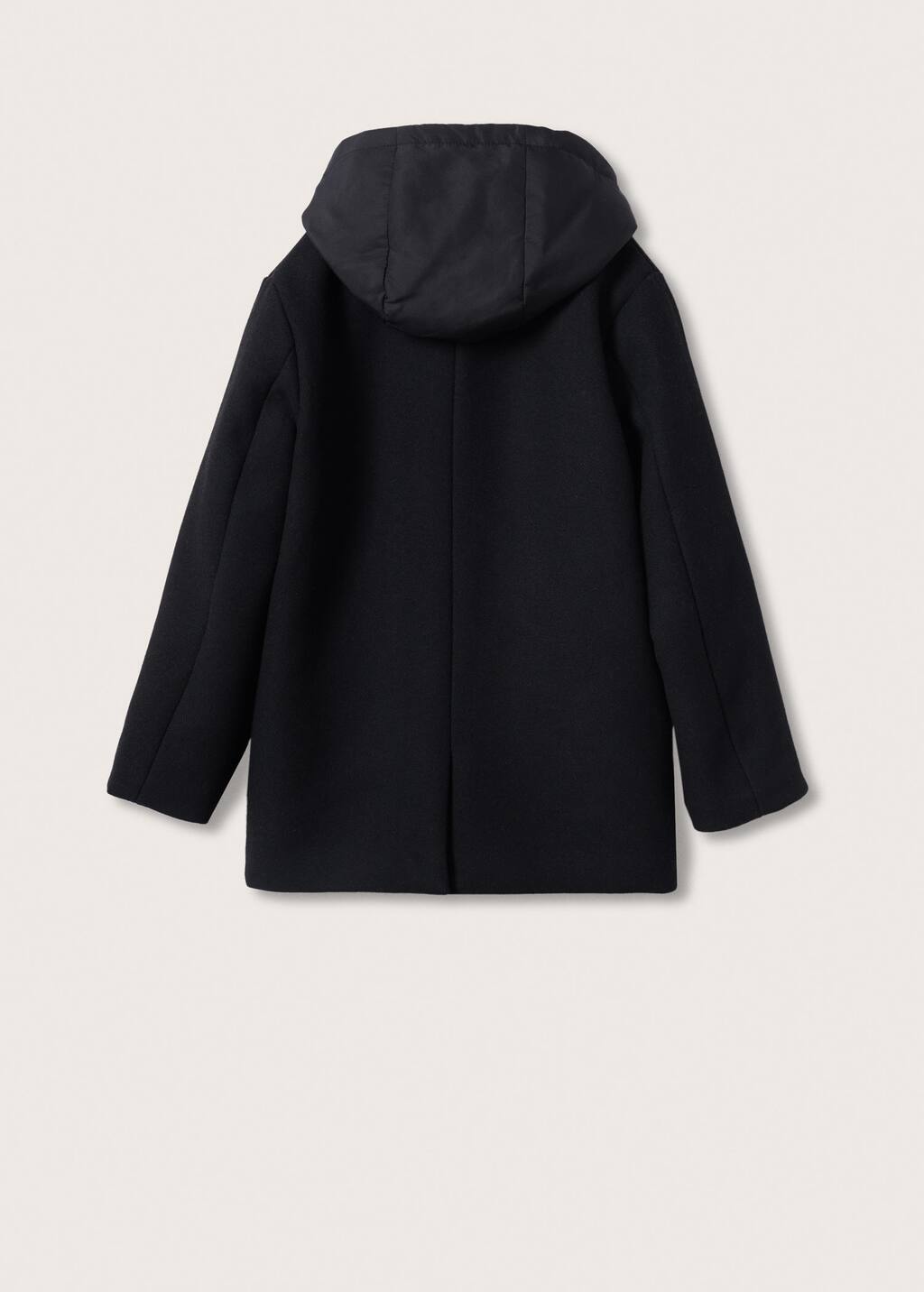 boys black wool coat
