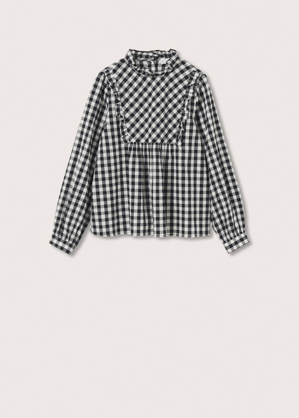zara dogtooth shirt