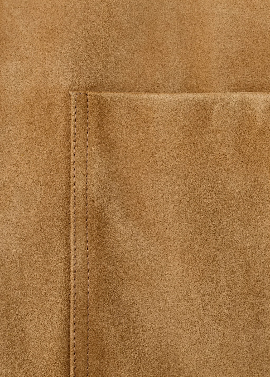 Suede jacket with buttons