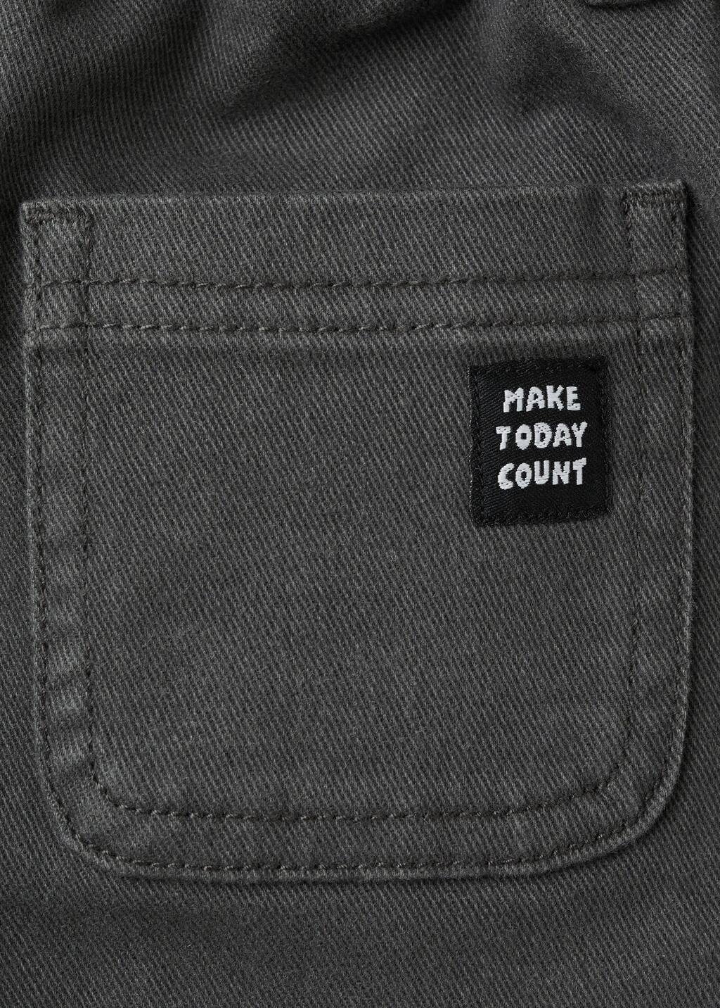 Straight cotton jeans