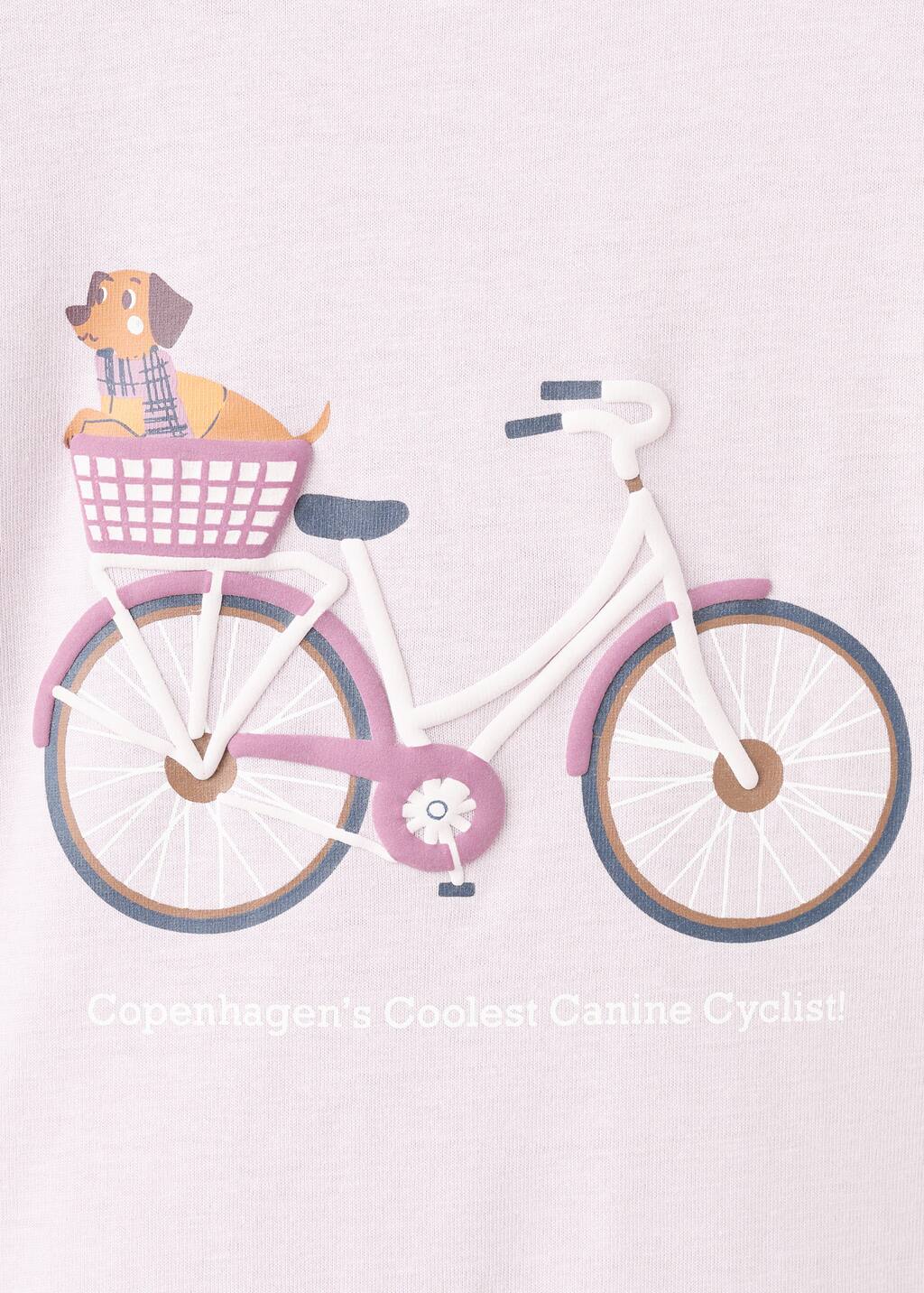 Printed cotton-blend T-shirt