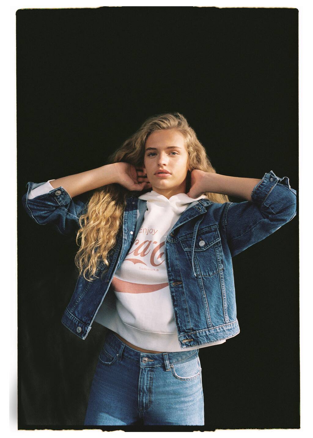 mango oversized denim jacket