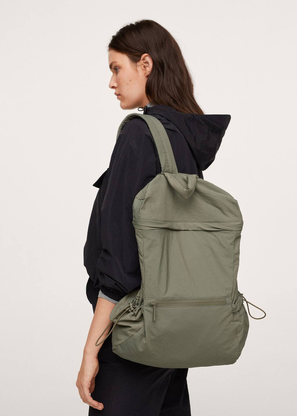 women's backpack with side pockets