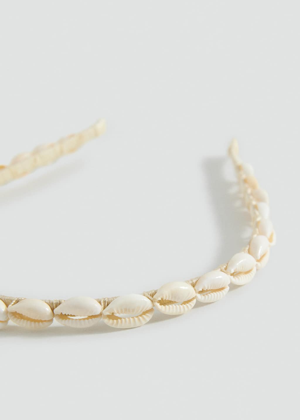 Mango Shell Beads Headband Sand