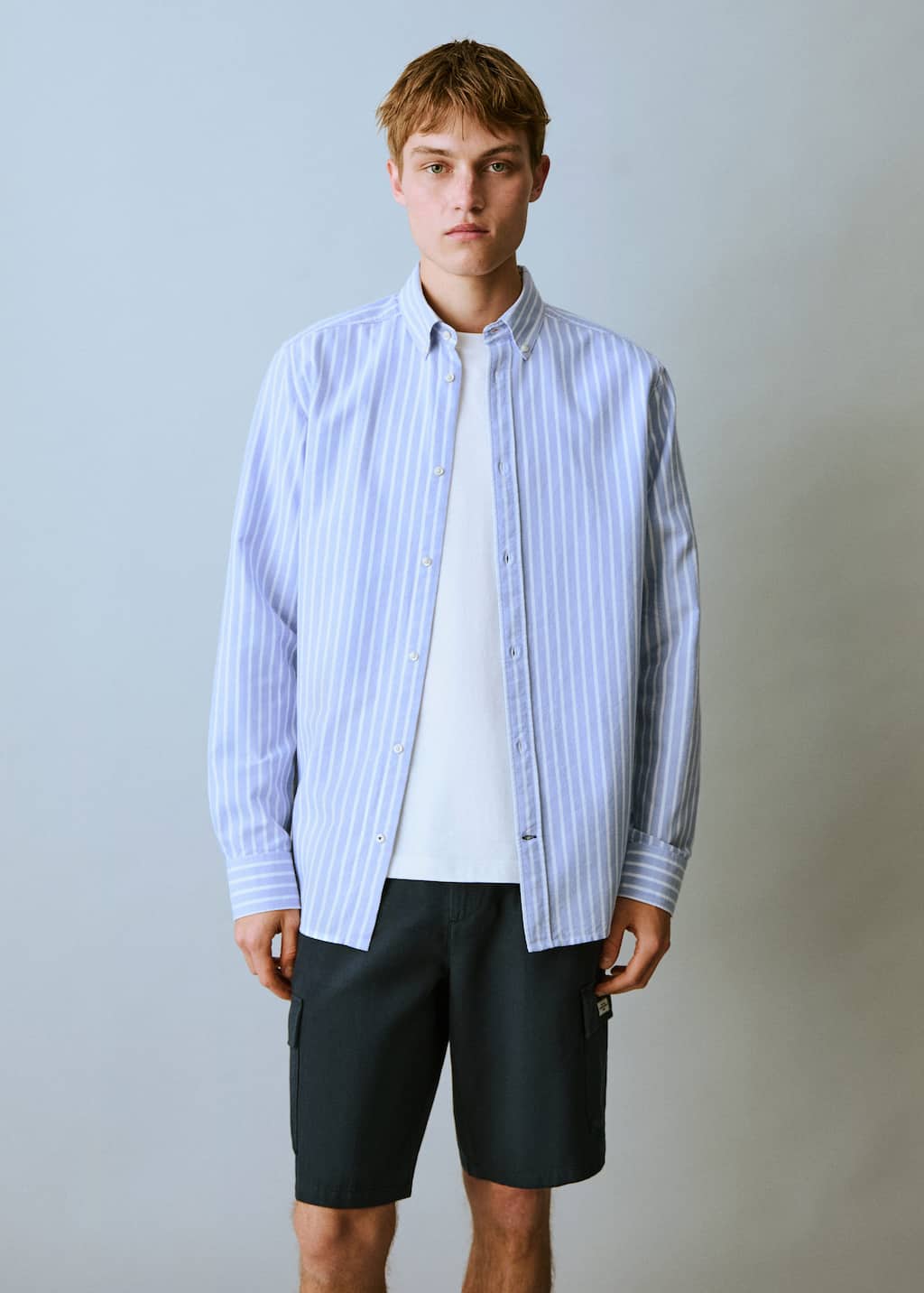 Striped Oxford shirt