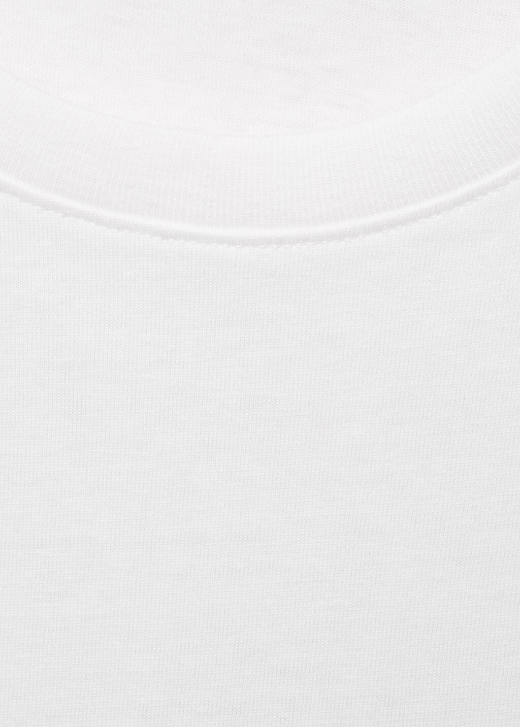Embroidered printed T-shirt