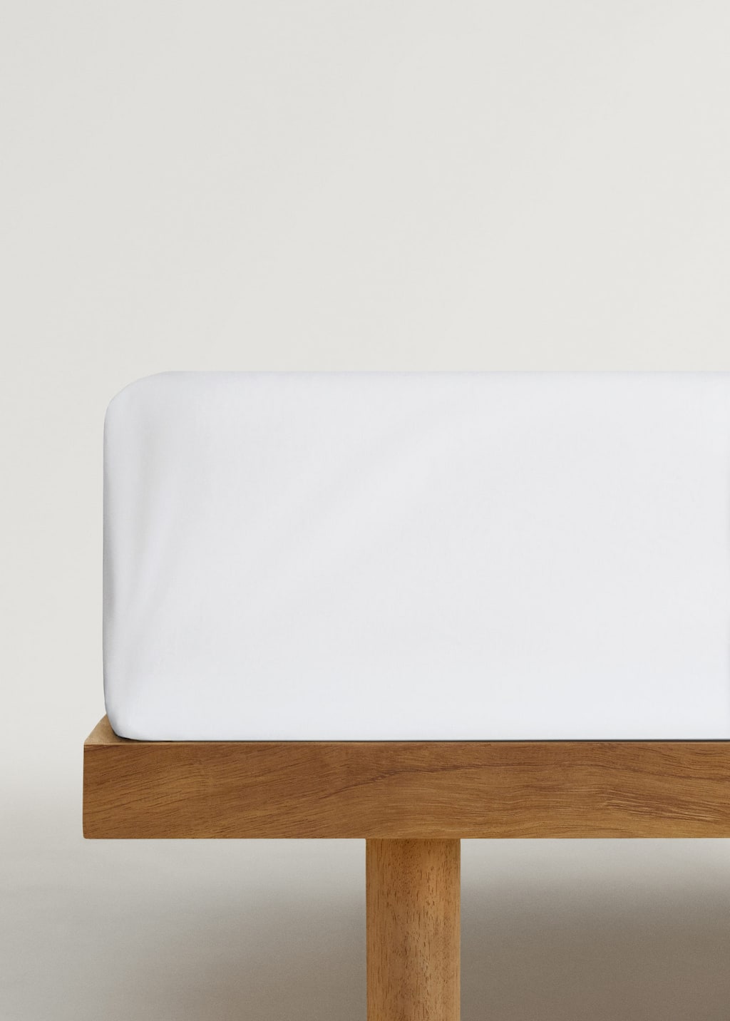 Mango Home Cotton Percale Fitted Sheet For 200 Cm Bed White