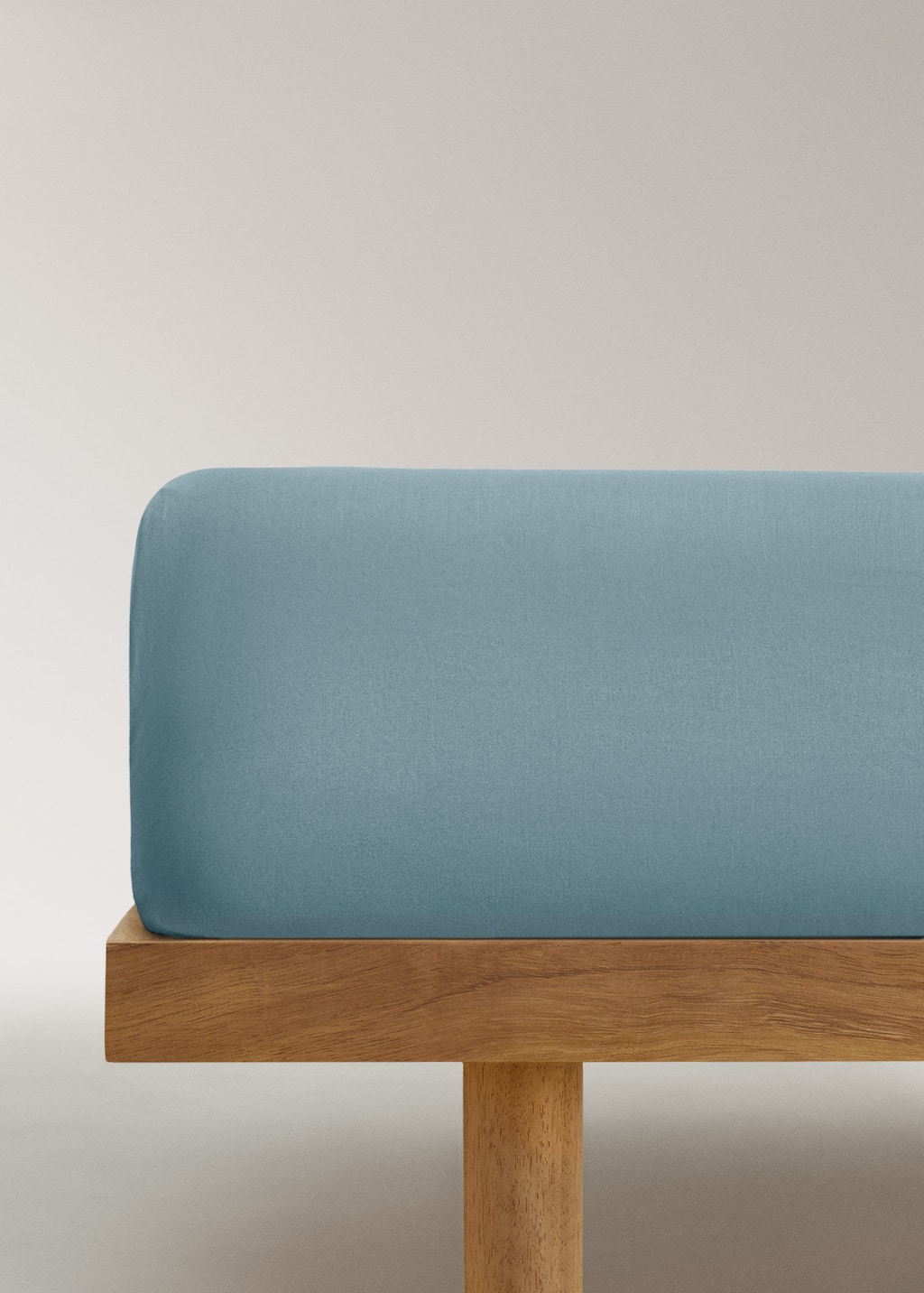 Mango Home Fitted Sheet Blue