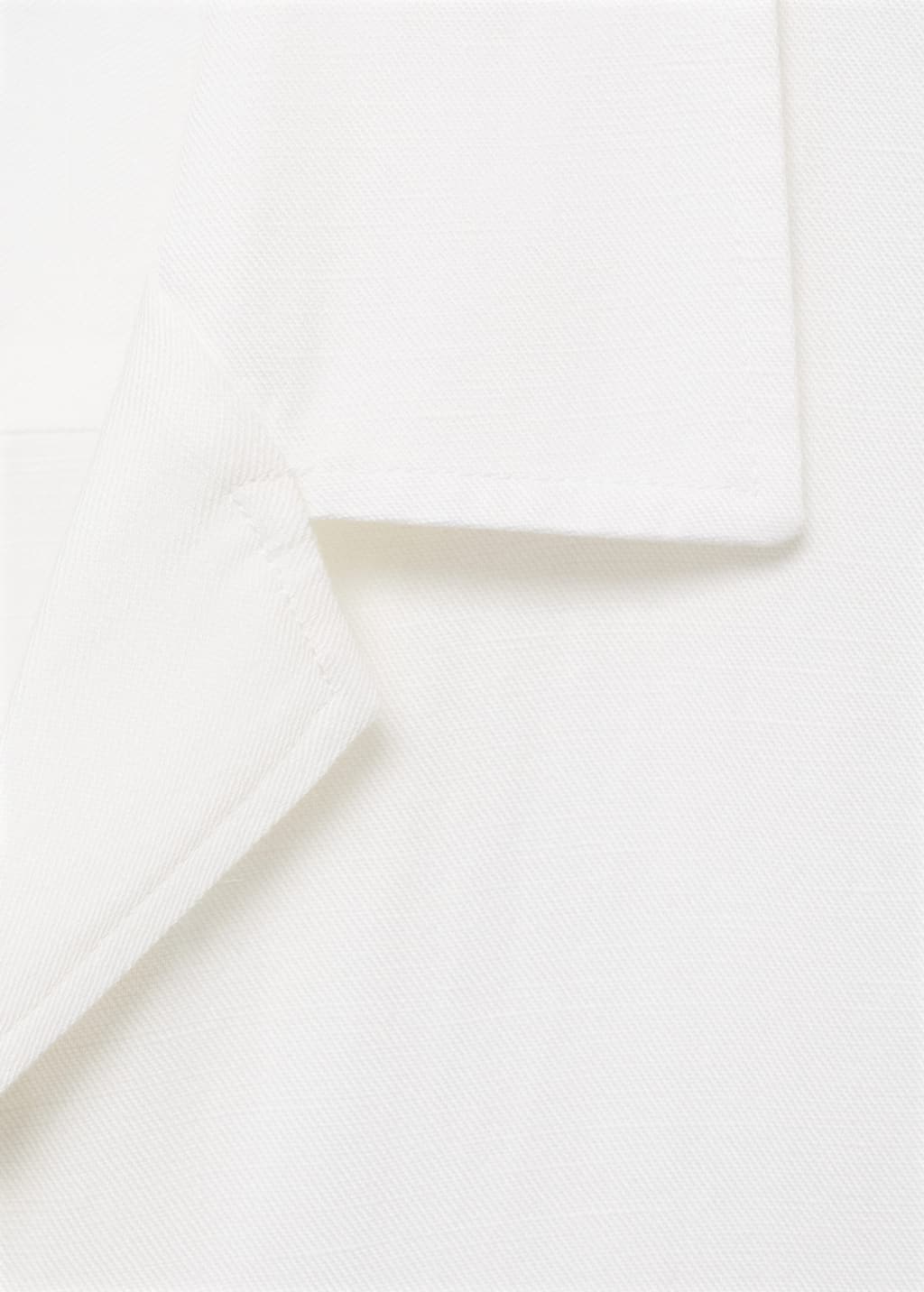 Regular-fit linen blend shirt