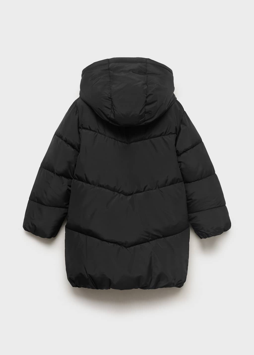 Hood quilted coat