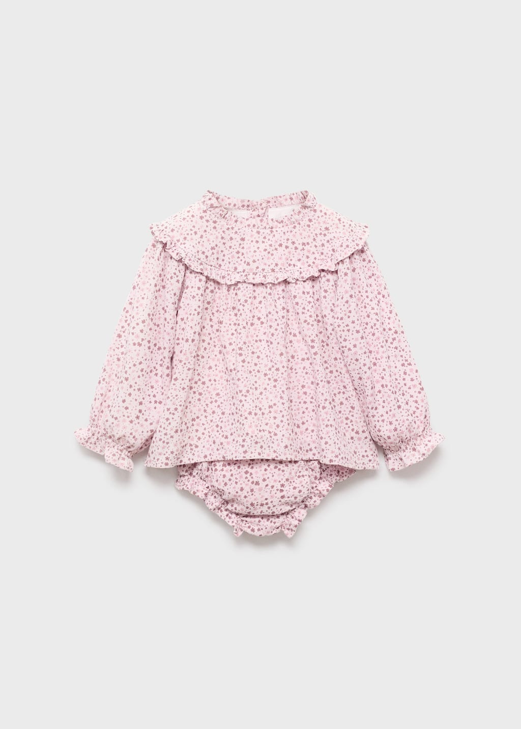 Printed dress and nappy cover