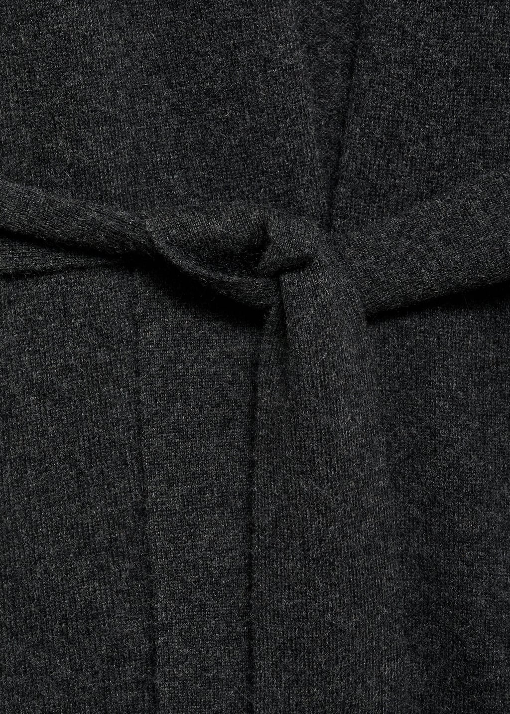 100% cashmere long cardigan with design
