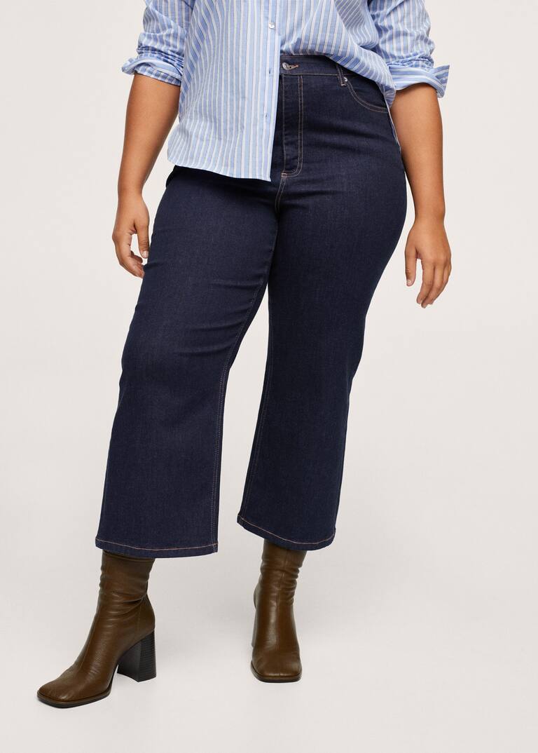 Jupeculotte jean taille normale Grandes tailles MANGO OUTLET France