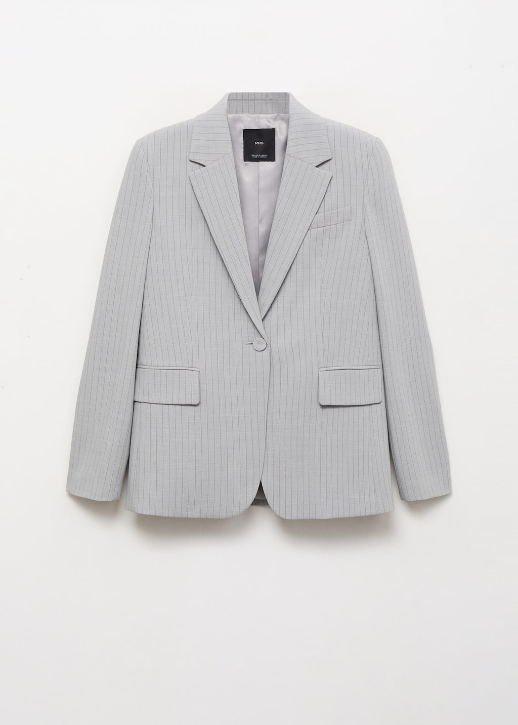 Pinstripe suit jacket