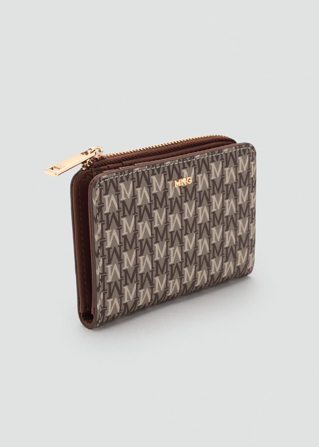 Mango Portefeuille P- Marron Moyen - Femme - Taille Unique - In Brown