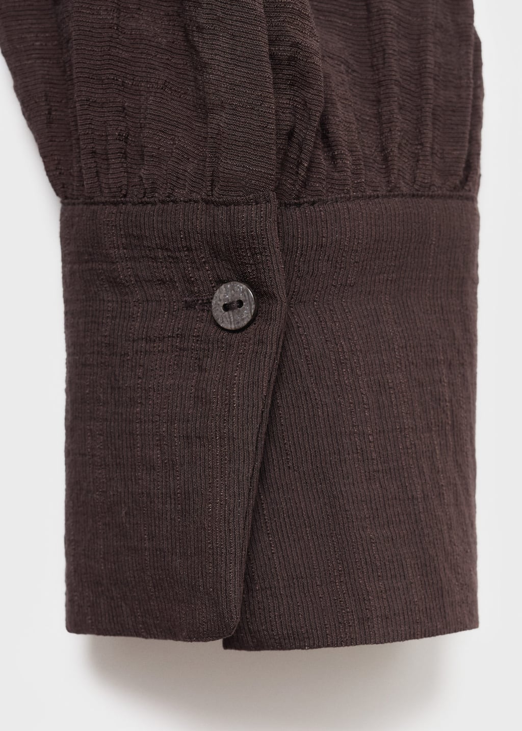 Textured blouse with foulard