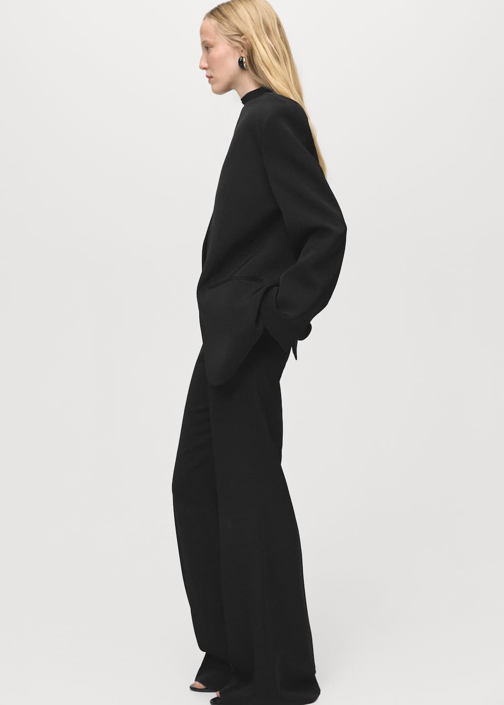 Double-breasted suit jacket