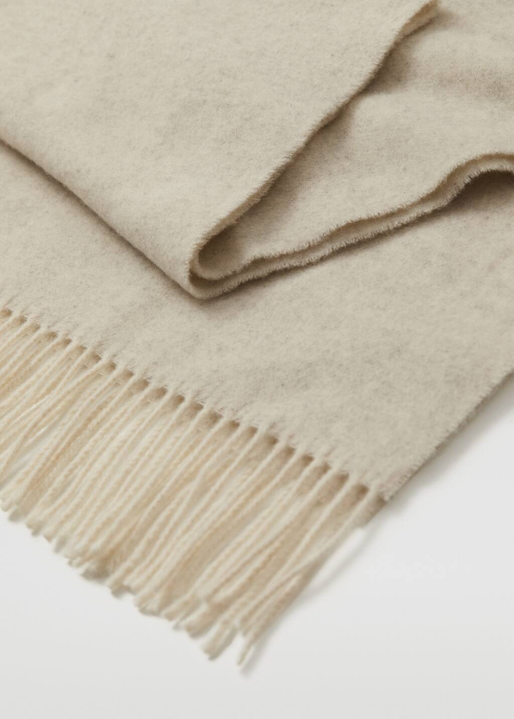 Mango Fringed wool blanket 140X190cm 17044404 92