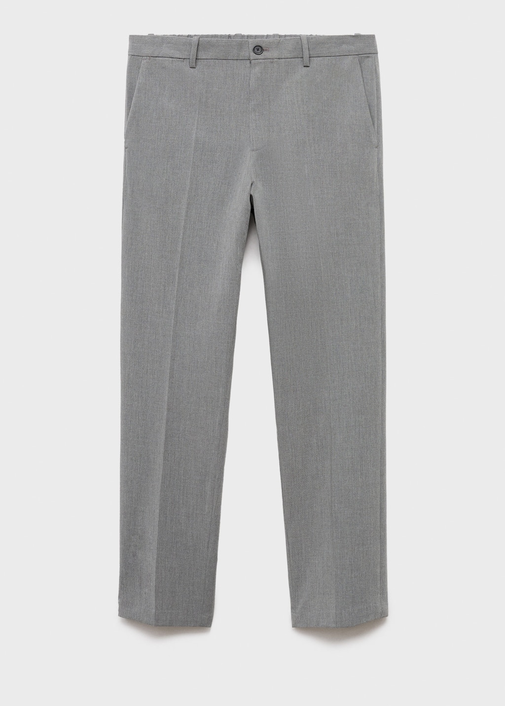 Mango Man Pantalon Bologna Slim-fit Comfort Stretch Gris Chiné Clair - Homme - 48 -  In Gray