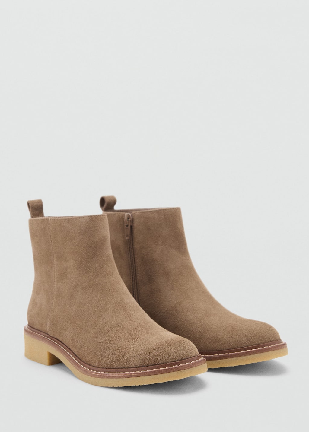 Mango Ankle Boots Medium Brown In Brown