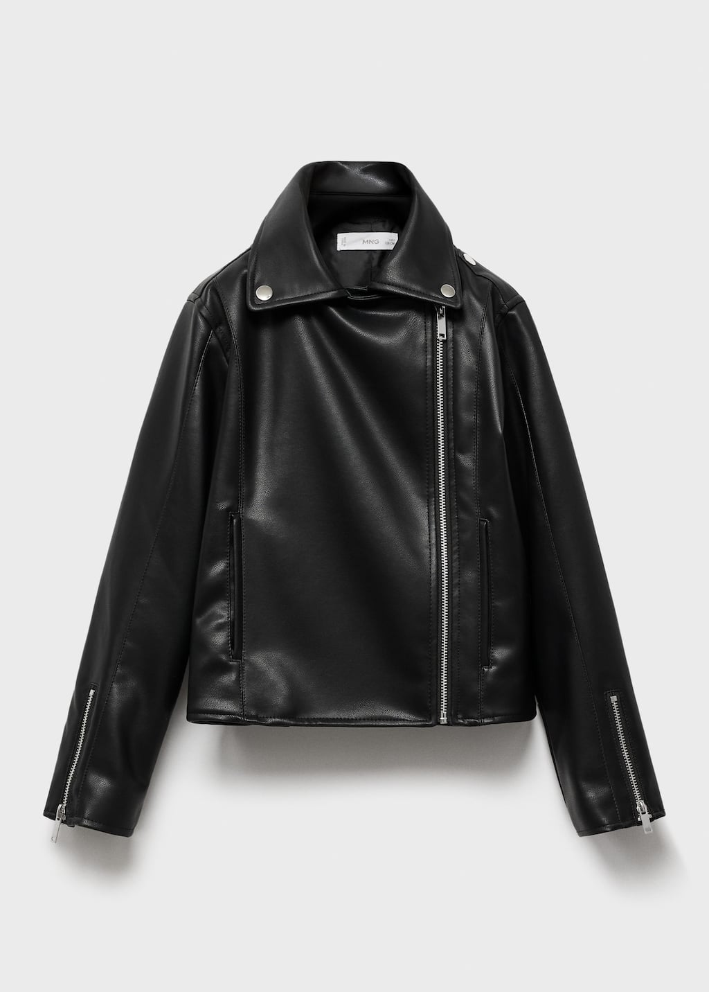 Mango Blouson Noir - Enfants - 12 - Kids In Black