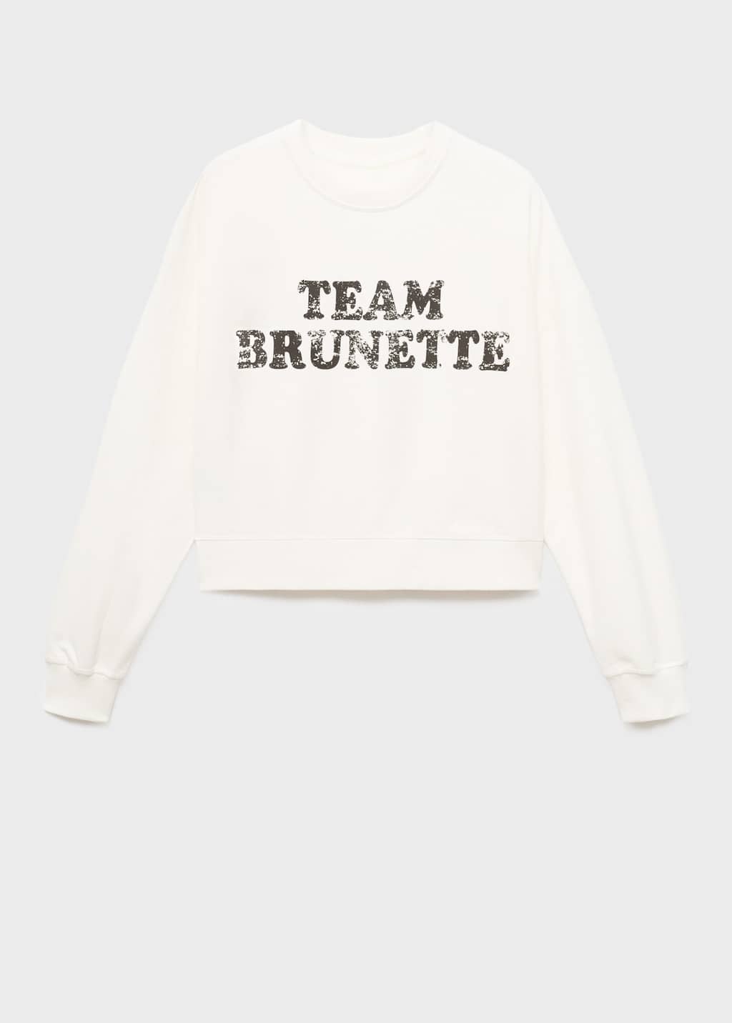 Mango Teen Sweat Blanc Cassé - Fille - Xxs - In White