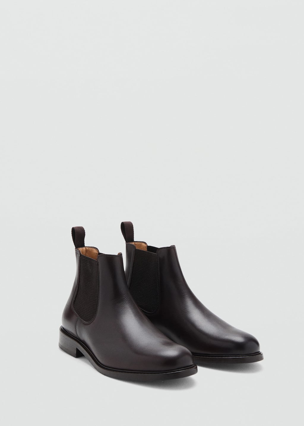 Mango Man Ankle Boots Brown In Black