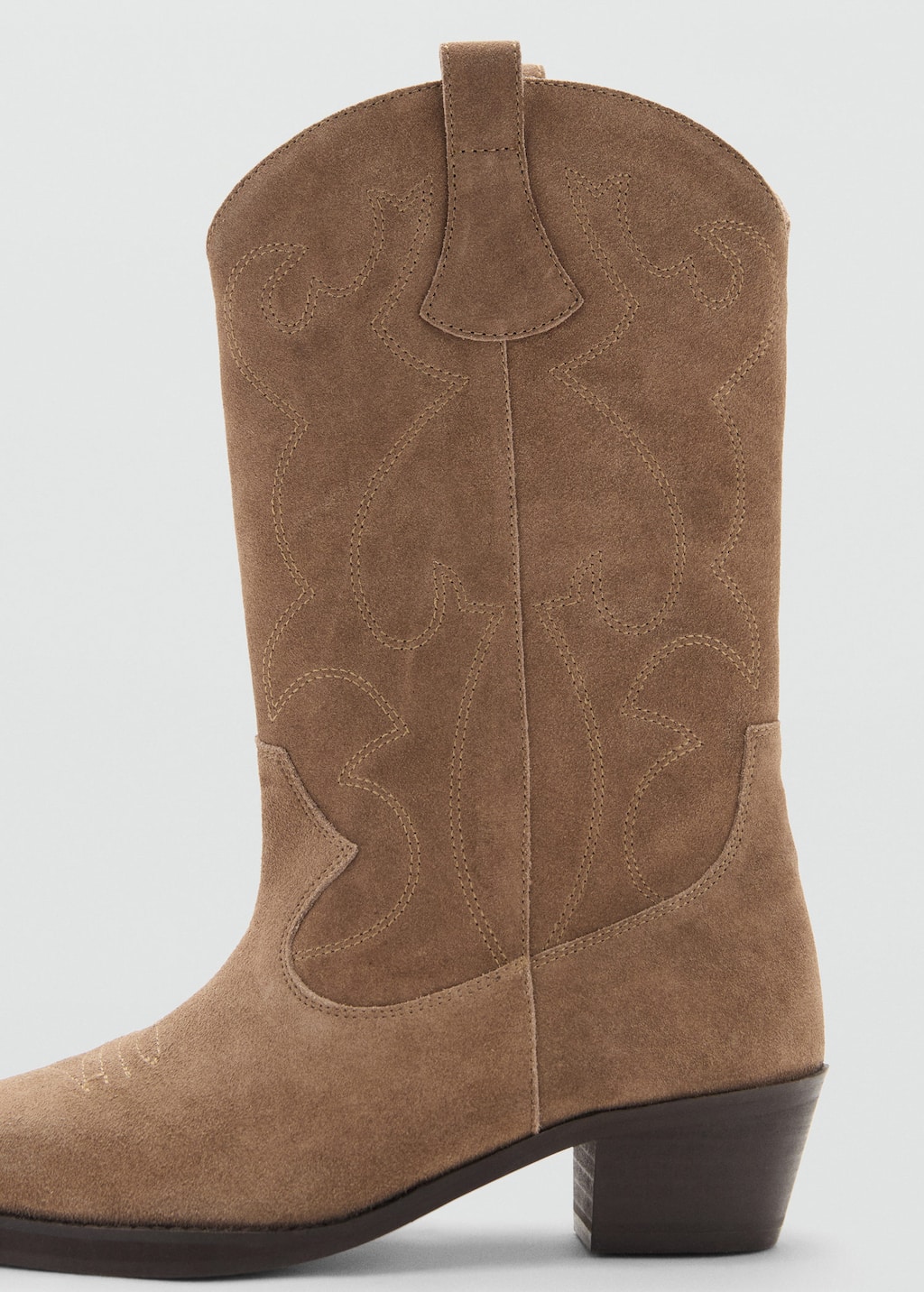 Cowboy leather boots