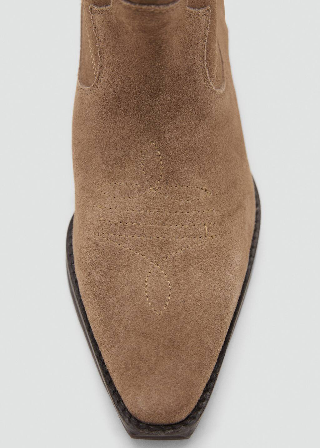 Cowboy leather boots